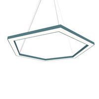 LED-HÄNGELEUCHTE - Blau, Metall (1.6/100/60cm) - Lumicom