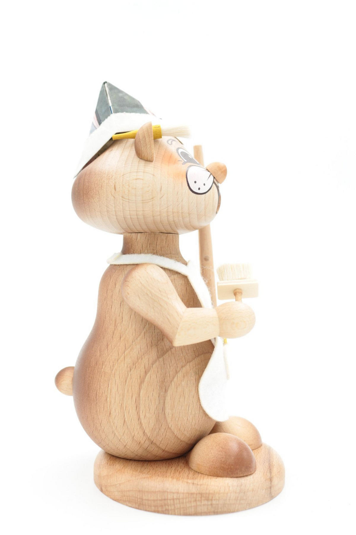 RAUCHFIGUR Hamster Maler 18 cm - Multicolor, Holz (12/18/0.1cm)