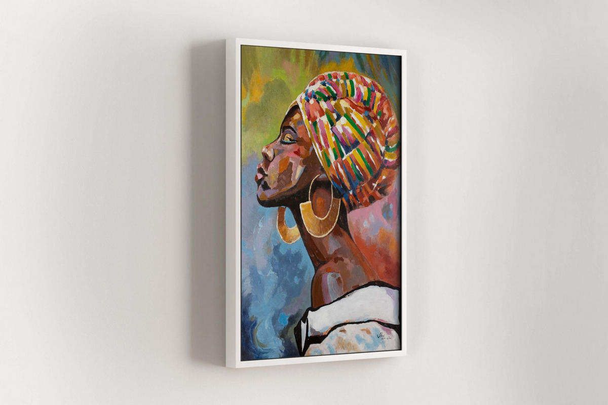 ACRYLBILD HANDGEMALT 70/100 cm - Braun, Holz/Textil (70/100cm) - KUNSTLOFT