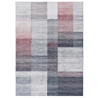 FLACHWEBETEPPICH Grau Class 80/150 cm - Rosa/Grau, Textil (80/150cm) - Atticgo