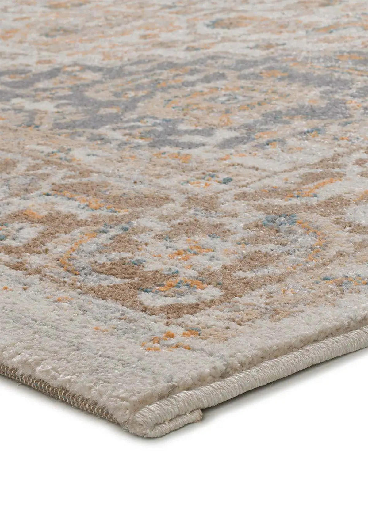 VINTAGE-TEPPICH Beige / Grau Delta 160/230 cm - Beige/Grau, Naturmaterialien/Textil (160/230cm) - Atticgo