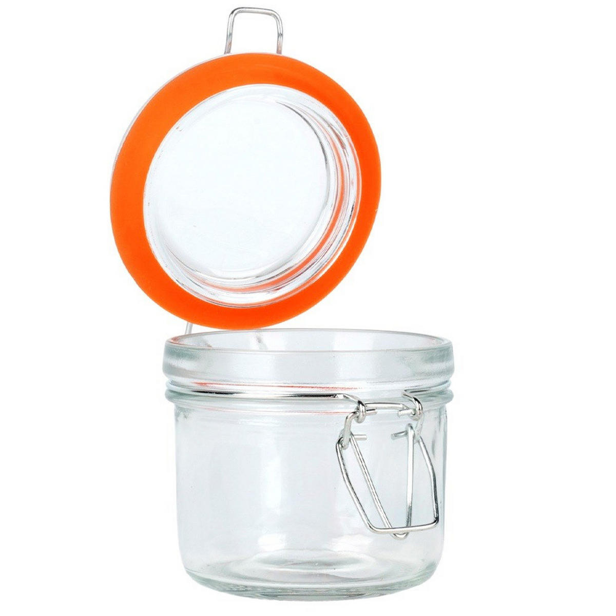 DICHTUNGSRINGE Silikon 8,1 cm 6-teilig Orange - Orange, Kunststoff (1L) - Orion 
