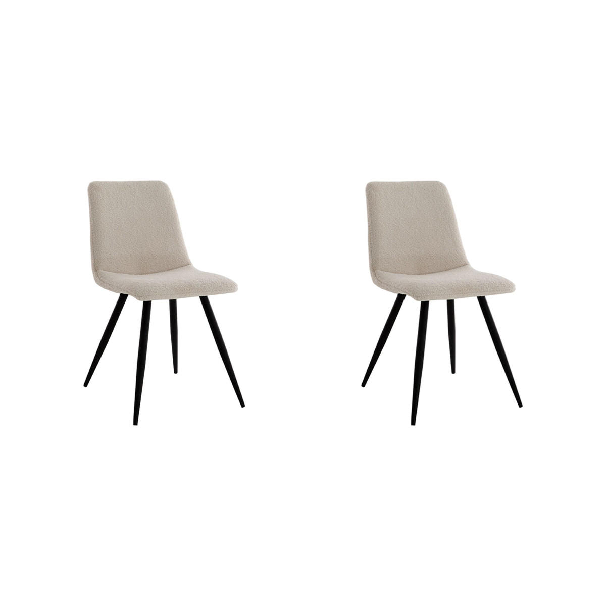 ESSZIMMERSTUHL Jep Weiß 45/56/85 cm 2er-Set - Weiß, Kunststoff (56/85/45cm) - LABEL51