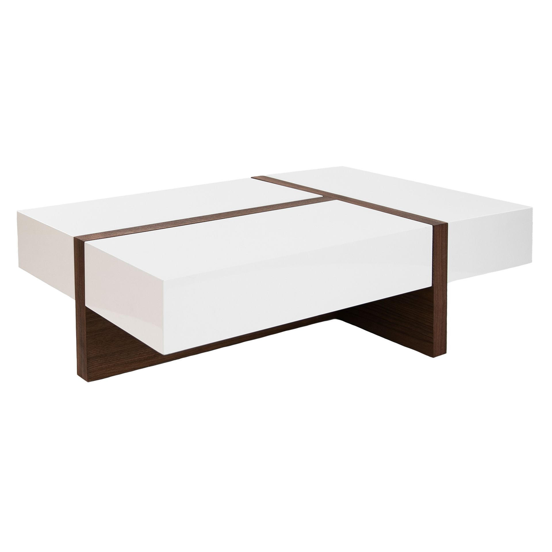 Angel Cerda Couchtisch Braun 120x35x70 cm