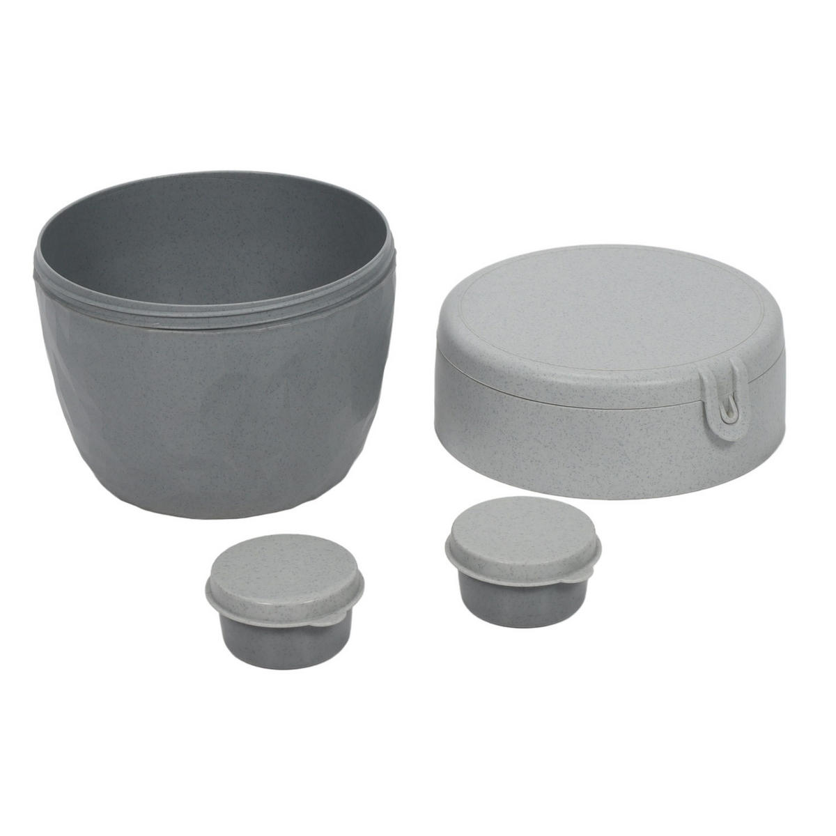 BENTOBOX organic concrete grey - Grau, Kunststoff (14.2/13/13.5cm) - Koziol
