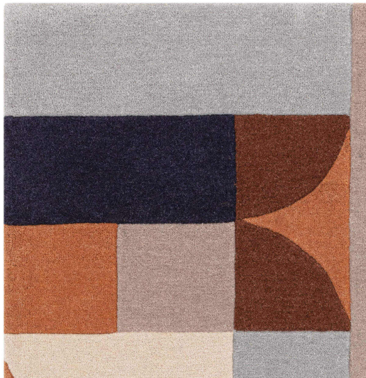 TEPPICH modern handgetuftet JINGA Orange 160 x 230 cm - Orange, Naturmaterialien (160/230cm) - Novatrend