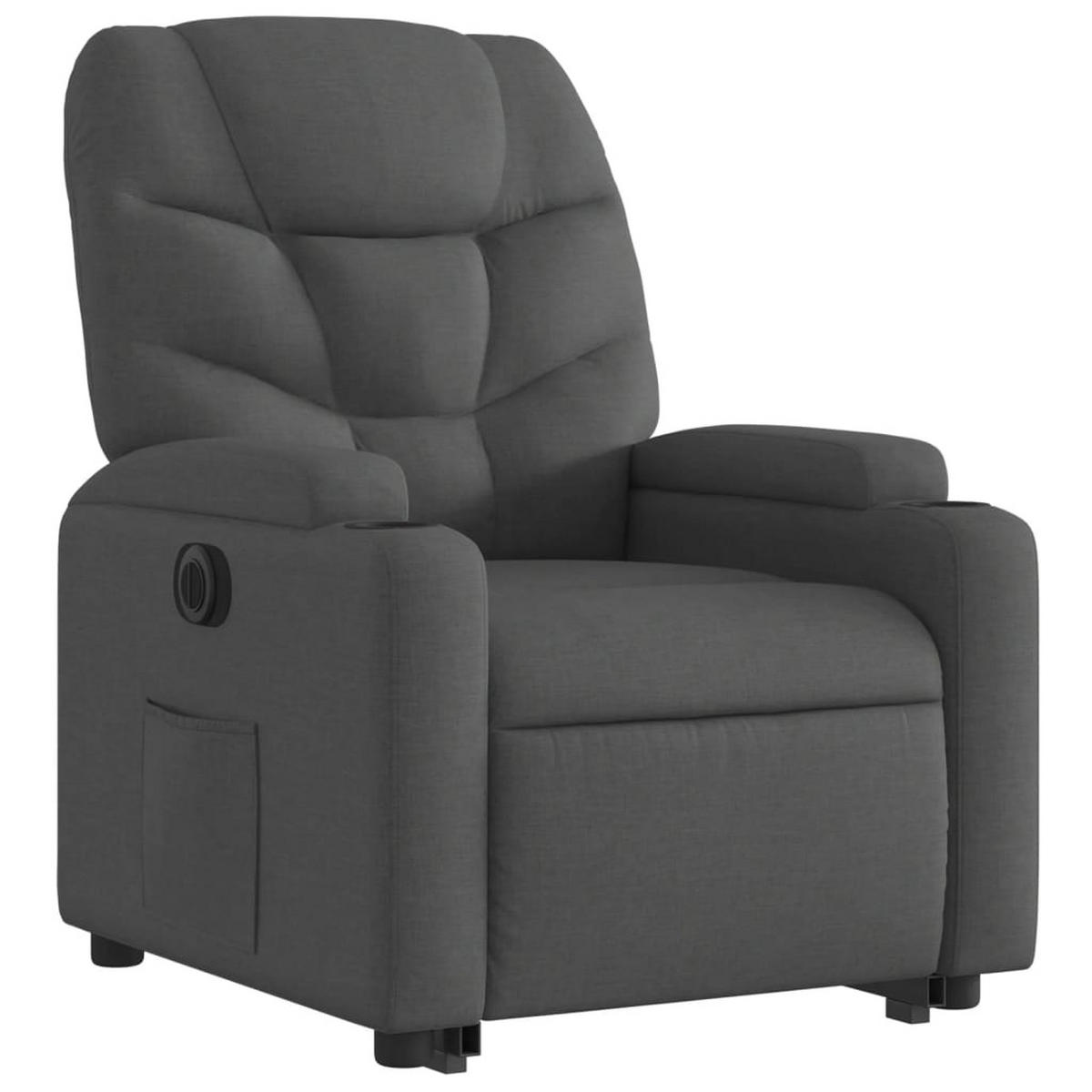 FERNSEHSESSEL Little Grau - Grau, Metall (74/146/78cm) - Nettlife