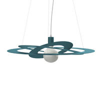 HÄNGELEUCHTE - Blau, Metall (60/60/27cm) - Lumicom