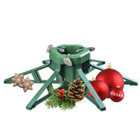 KADAX Weihnachtsbaumständer Christbaumständer bis 3,5 m - Grün, Kunststoff (19cm) - KADAX