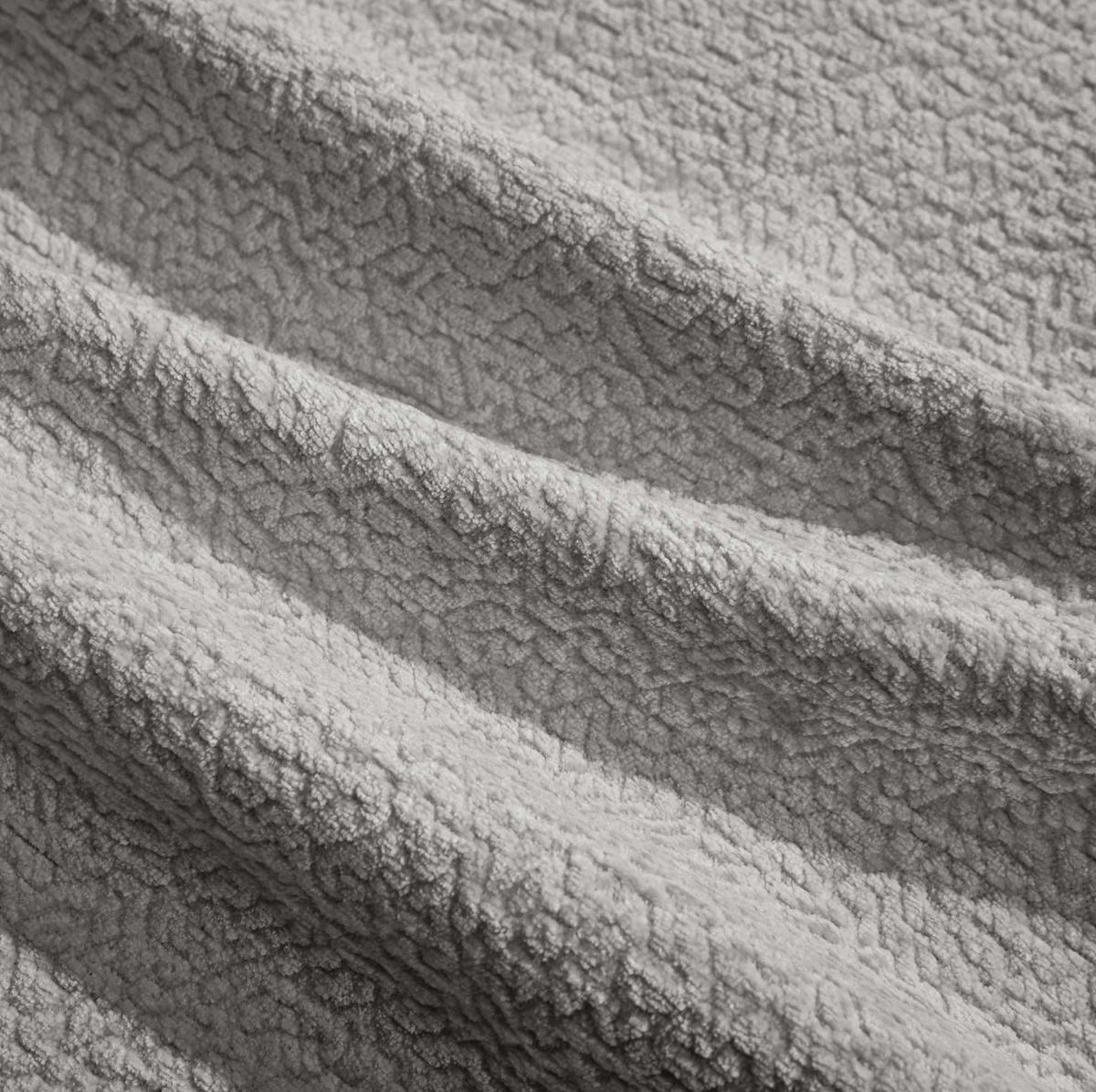 SOFA 3-Sitzer modular Chenille Light Grey mit Dekokissen - Hellgrau, Textil (260/90/86cm) - IVMEU