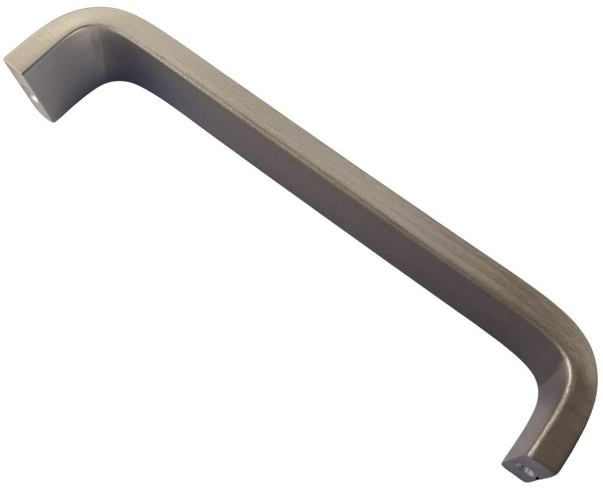 MÖBELGRIFF BA 320mm Aluminium massiv gebürstet abgerundet mit 2 Schrauben - Edelstahlfarben, Metall (2.4/3.2/32.8cm) - Livingpoint24