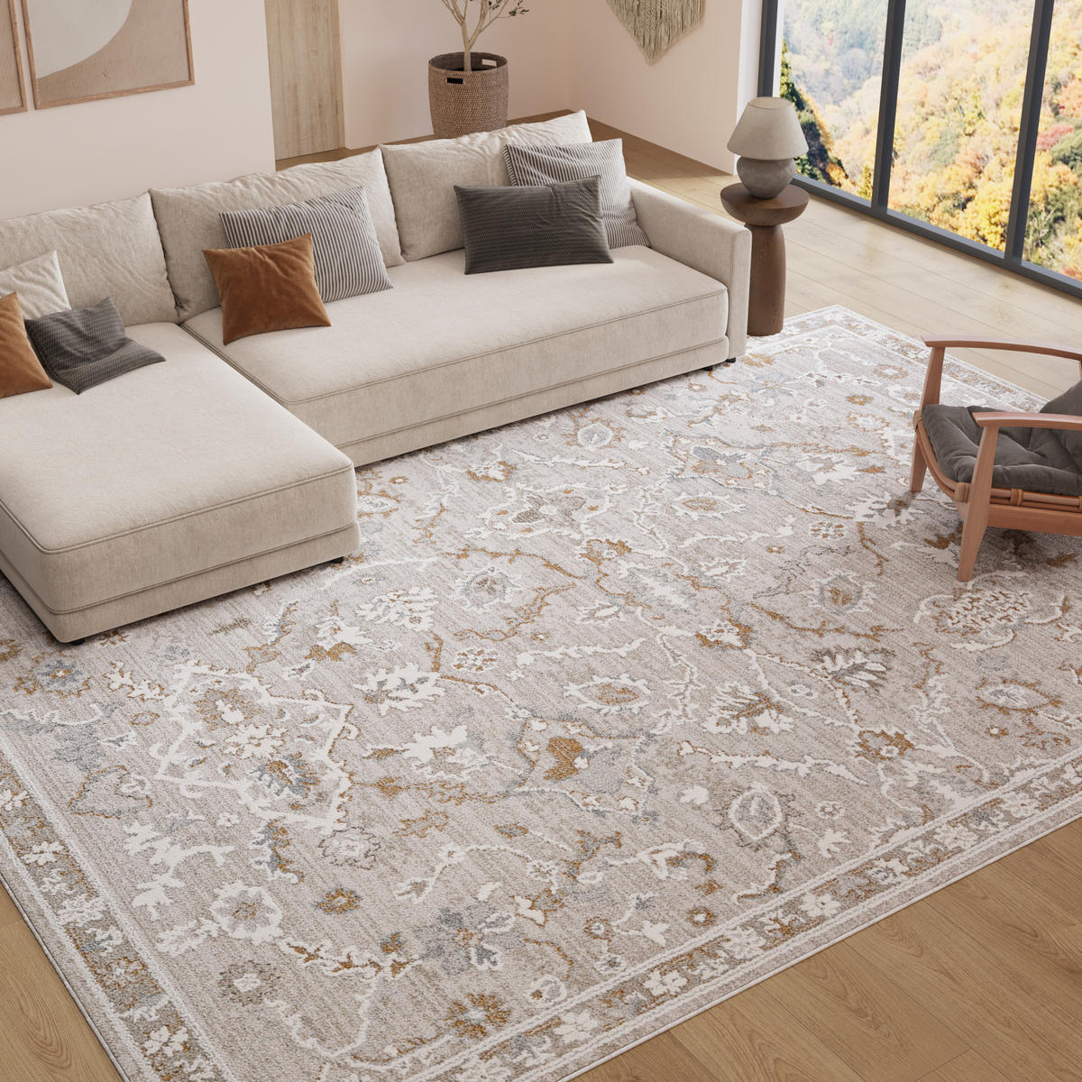 TEPPICH TREND Creme 80/150 cm - Creme, Textil (80/150cm) - Tapiso