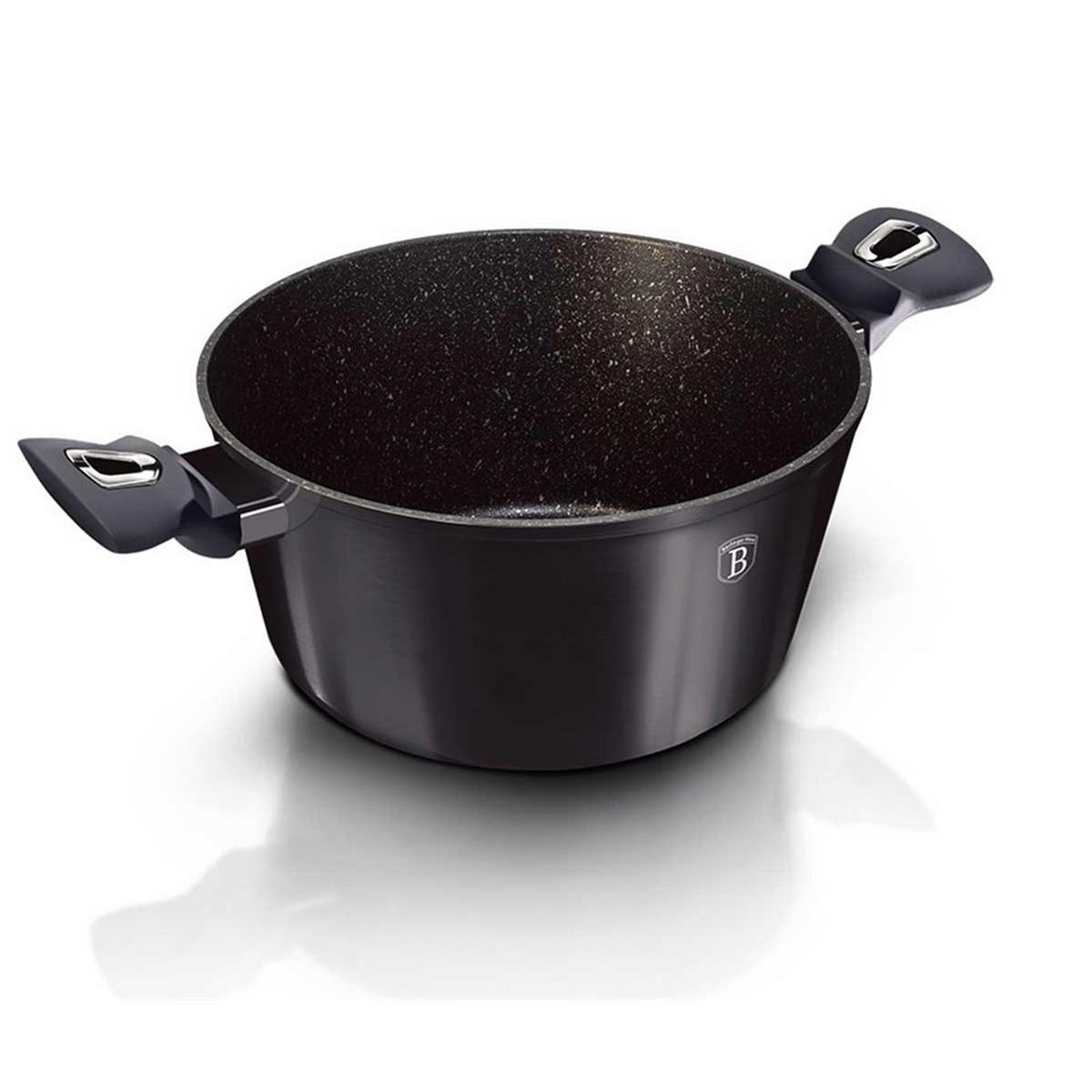 TOPF Graphit 20/20/10.4 cm BH6892 - Graphitfarben, Metall (20cm) - Berlinger Haus