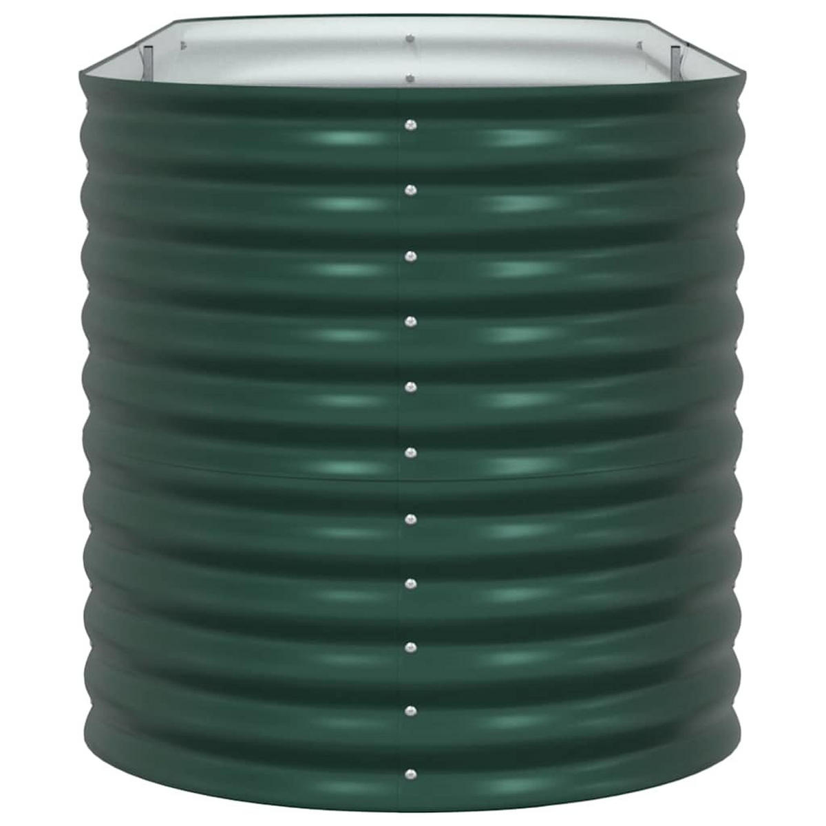 HOCHBEET 240/80/81 cm, aus Verzinkter Stahl, Grün - Grün, Metall (80/81/240cm) - vidaXL