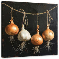 LEINWANDBILD Essen & Trinken 50x50cm - Beige, Textil (50/50cm) - Feeby