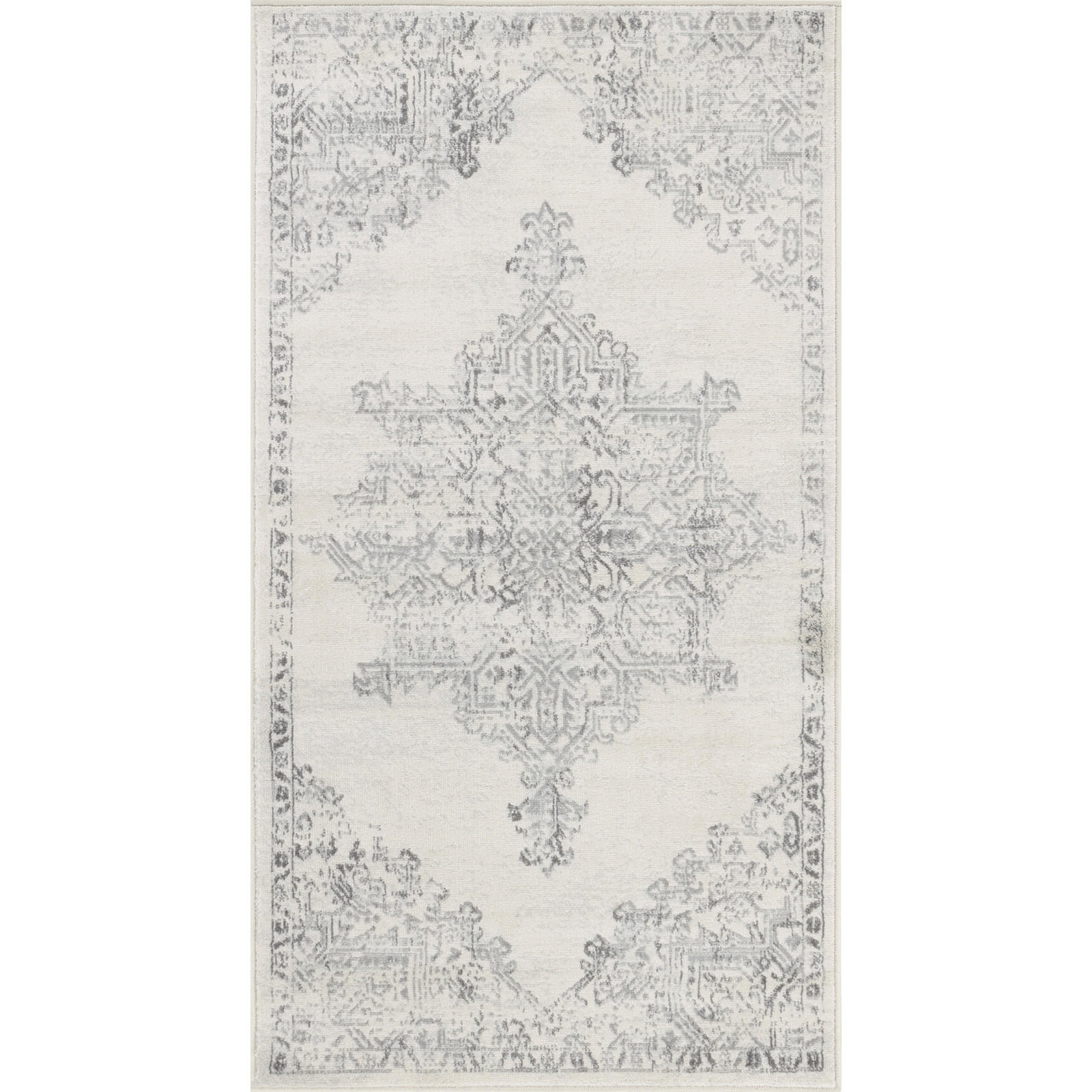 VINTAGE-TEPPICH 80/150 cm Grau - Grau, Naturmaterialien/Textil (80/150cm) - LIVABLISS