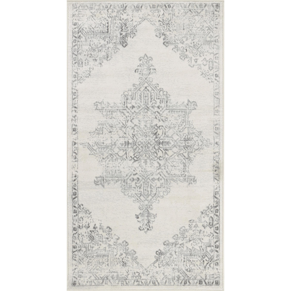 VINTAGE-TEPPICH 80/150 cm Grau - Grau, Naturmaterialien/Textil (80/150cm) - LIVABLISS