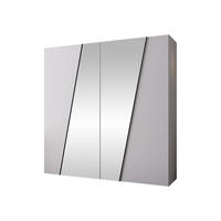 DREHTÜRENSCHRANK Zen 2L 200 cm - Schwarz/Weiß, Holzwerkstoff/Kunststoff (200/202/50cm) - MIRJAN24