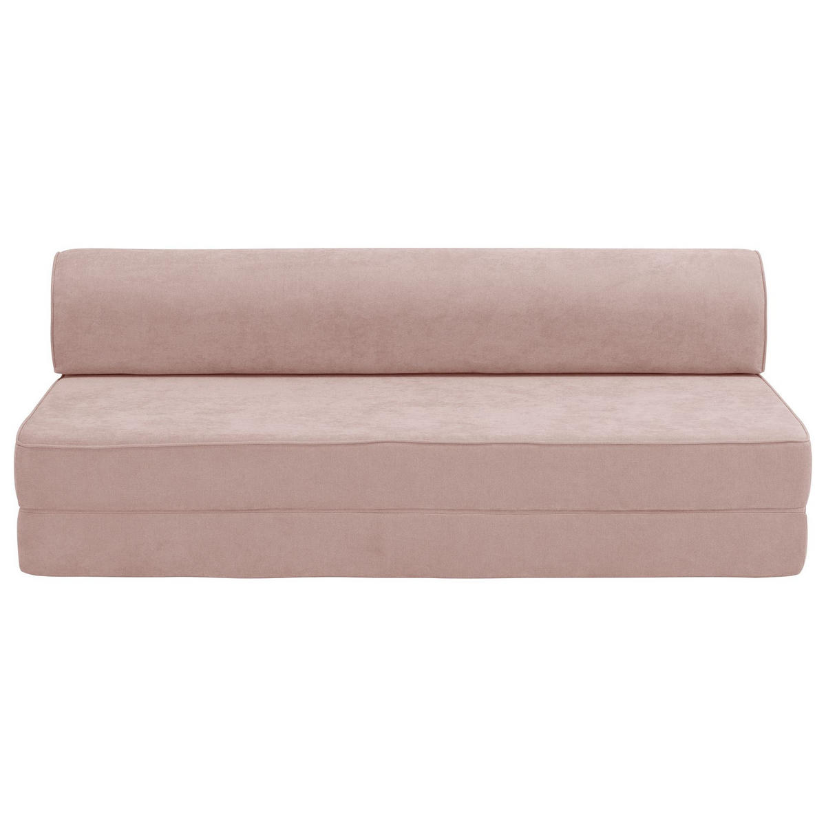 FALTSOFA Katusha Flachgewebe rosé - Rosa, Kunststoff (80/57/160cm) - 58aufmkessel