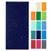 STRANDTUCH, 100x200 cm, 100% Baumwolle, Blau - Dunkelblau, Textil (100/200cm) - Zollner