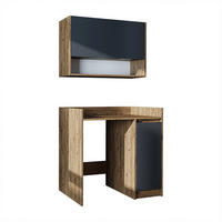 WASCHMASCHINENSCHRANK DERIN-II 100cm Breit, 189cm Hoch - Anthrazit, Holzwerkstoff (100/189/60cm)