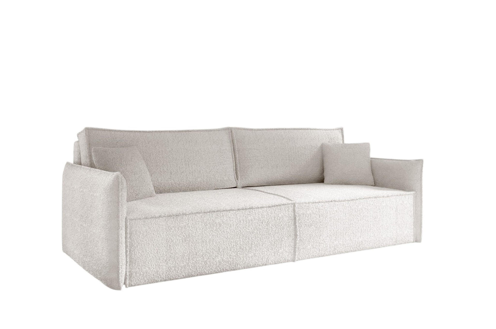SCHLAFSOFA Lagos - Creme, Holzwerkstoff/Textil (221/70/105cm) - Fun Möbel