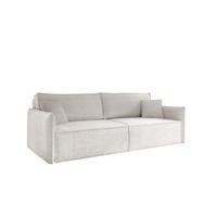 SCHLAFSOFA Lagos - Creme, Holzwerkstoff/Textil (221/70/105cm) - Fun Möbel