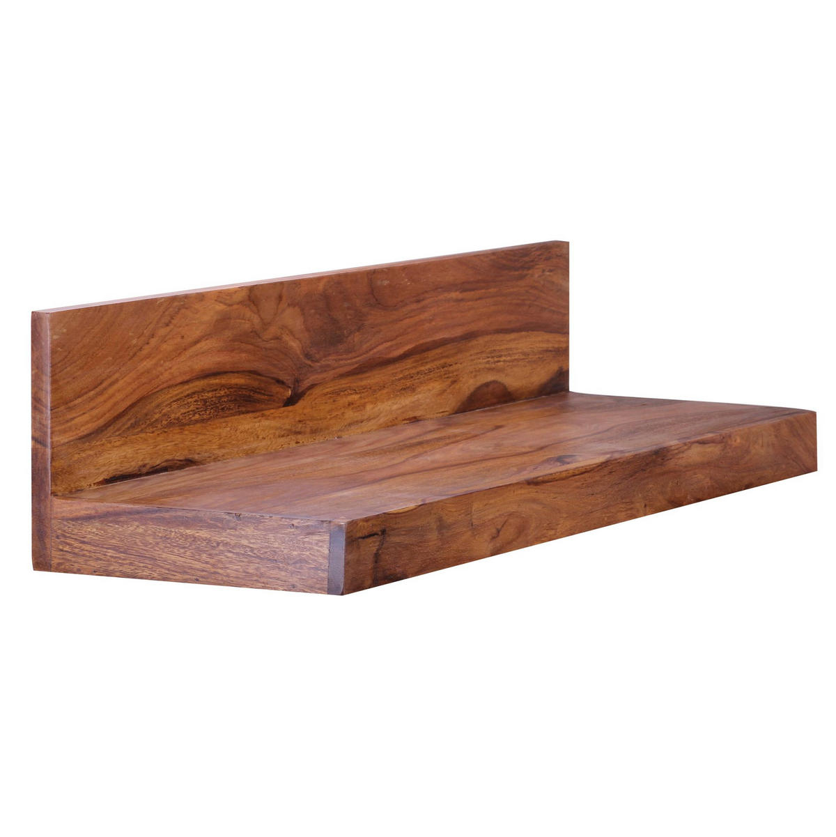WANDREGAL NAKO Massivholz Flexibles Design Landhausstil, Braun 80x23x17 cm - Braun, Holz (80/17/23cm) - KADIMA DESIGN