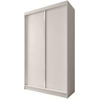 SCHWEBETÜRENSCHRANK Mario 120/216/61 kaschmir mit Schubladeneinsätze - Kaschmir, Holzwerkstoff (120/216/61cm) - Beautysofa