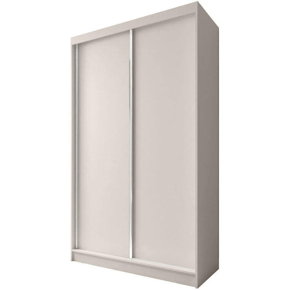 SCHWEBETÜRENSCHRANK Mario 120/216/61 kaschmir mit Schubladeneinsätze - Kaschmir, Holzwerkstoff (120/216/61cm) - Beautysofa