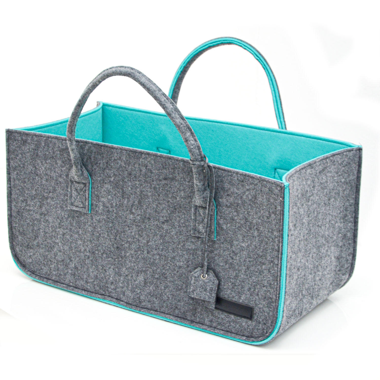Dunedesign Filztasche, Grau 25x25x50 cm