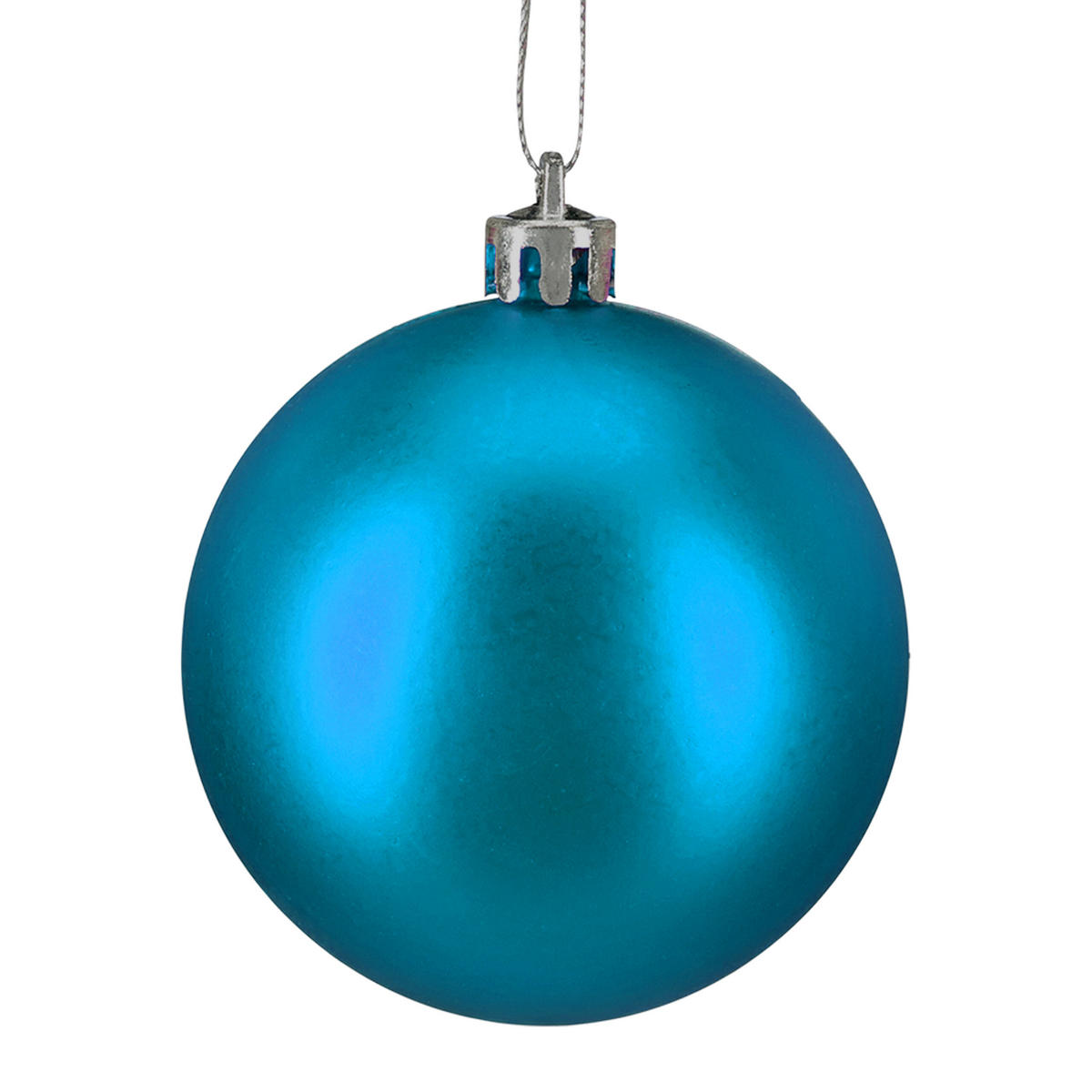 30XWEIHNACHTSKUGELN - Türkis, Kunststoff (6/7/6cm) - Relaxdays