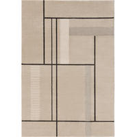 TEPPICH Ida Cream/Anthrazit 160x230 cm - Creme, Textil (160/230cm) - benuta Pop