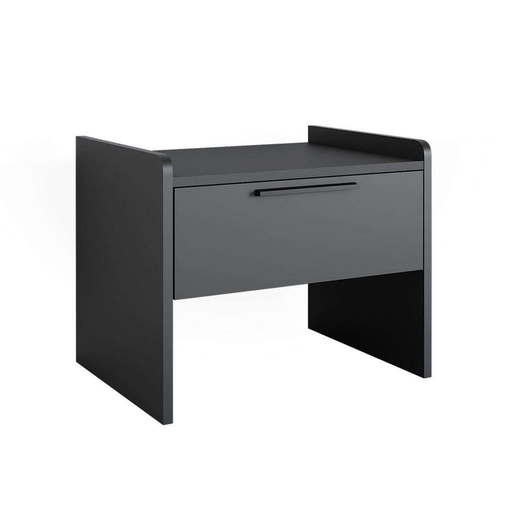 Vicco JÍDELNÍ LAVICE DO JÍDELNY Roman Černá 53.5 x 41.1 cm s 1 zásuvkou