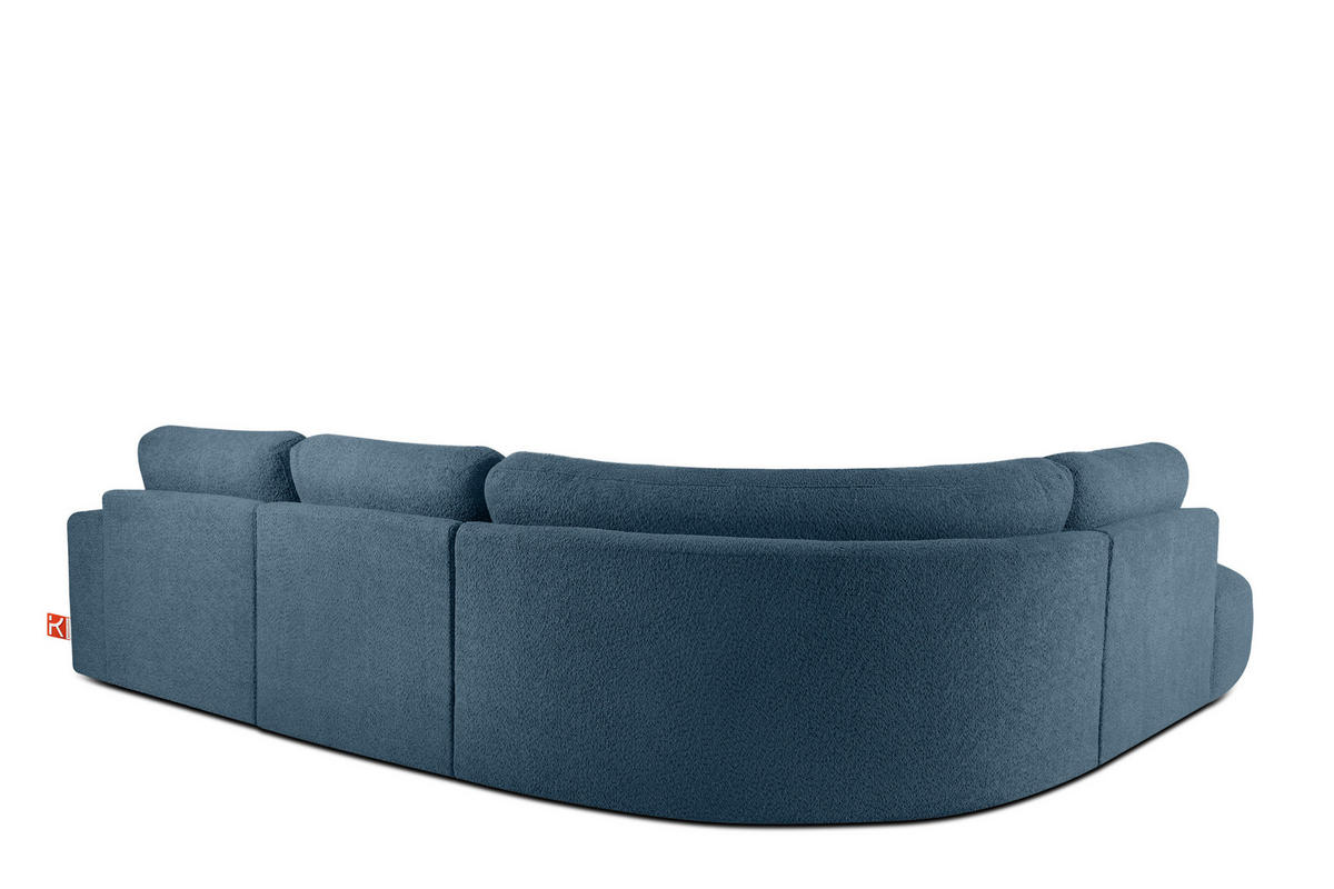 ECKSOFA LINKS ZUCCO, Dunkelblau - Dunkelblau, Holz/Holzwerkstoff (304/293cm) - KONSIMO®