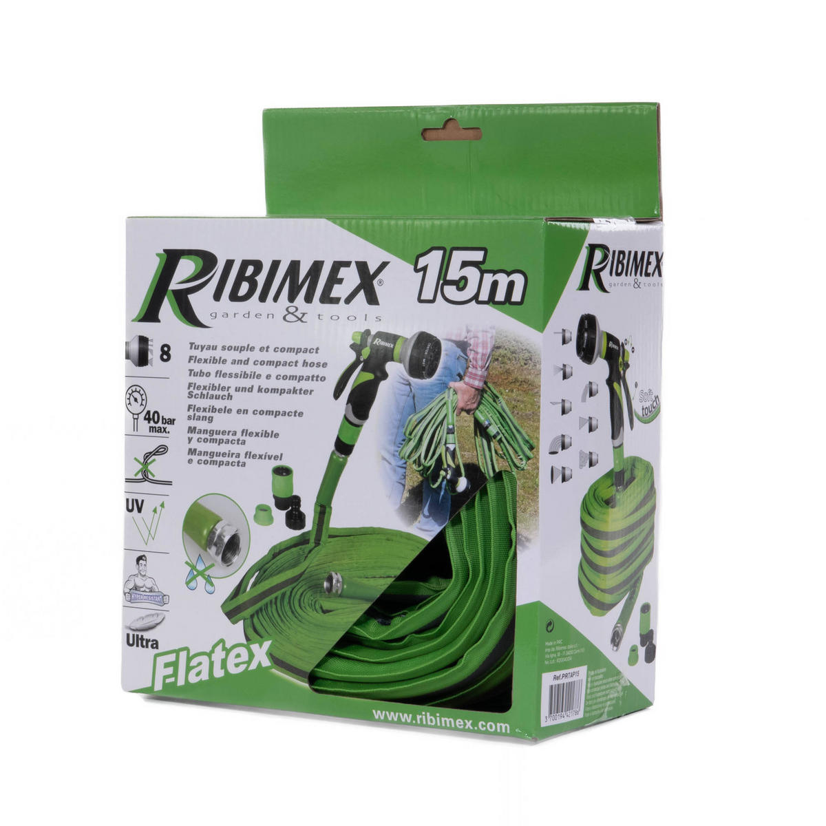 GARTENSCHLAUCH Ribimex - Grün, Kunststoff (23.5cm)