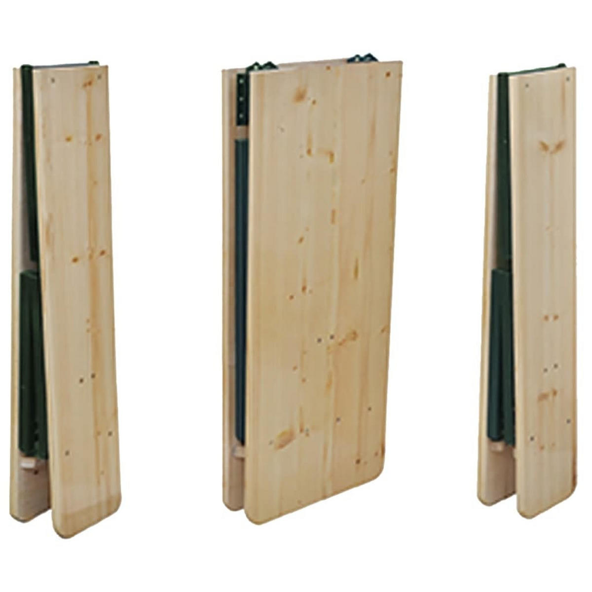GARTENTISCH Tischhold 75/46/220 cm - Hellbraun, Naturmaterialien (220/75/46cm) - ZMH