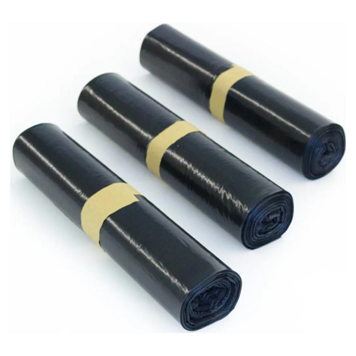 MÜLLSÄCKE Schwarz 120L 25 Stück Reißfest - Schwarz, Kunststoff (70/110cm) - Resch