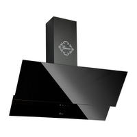 DUNSTABZUGSHAUBE GCH D 268 BL 8 Prime N 80 cm Schwarz - Schwarz, Glas/Metall (80/96/40cm) - Gurari