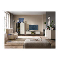 WOHNZIMMER Set 3-tlg. – Orta – Kaschmir - Kaschmir, Holzwerkstoff (180/57/39cm) - hi-markt