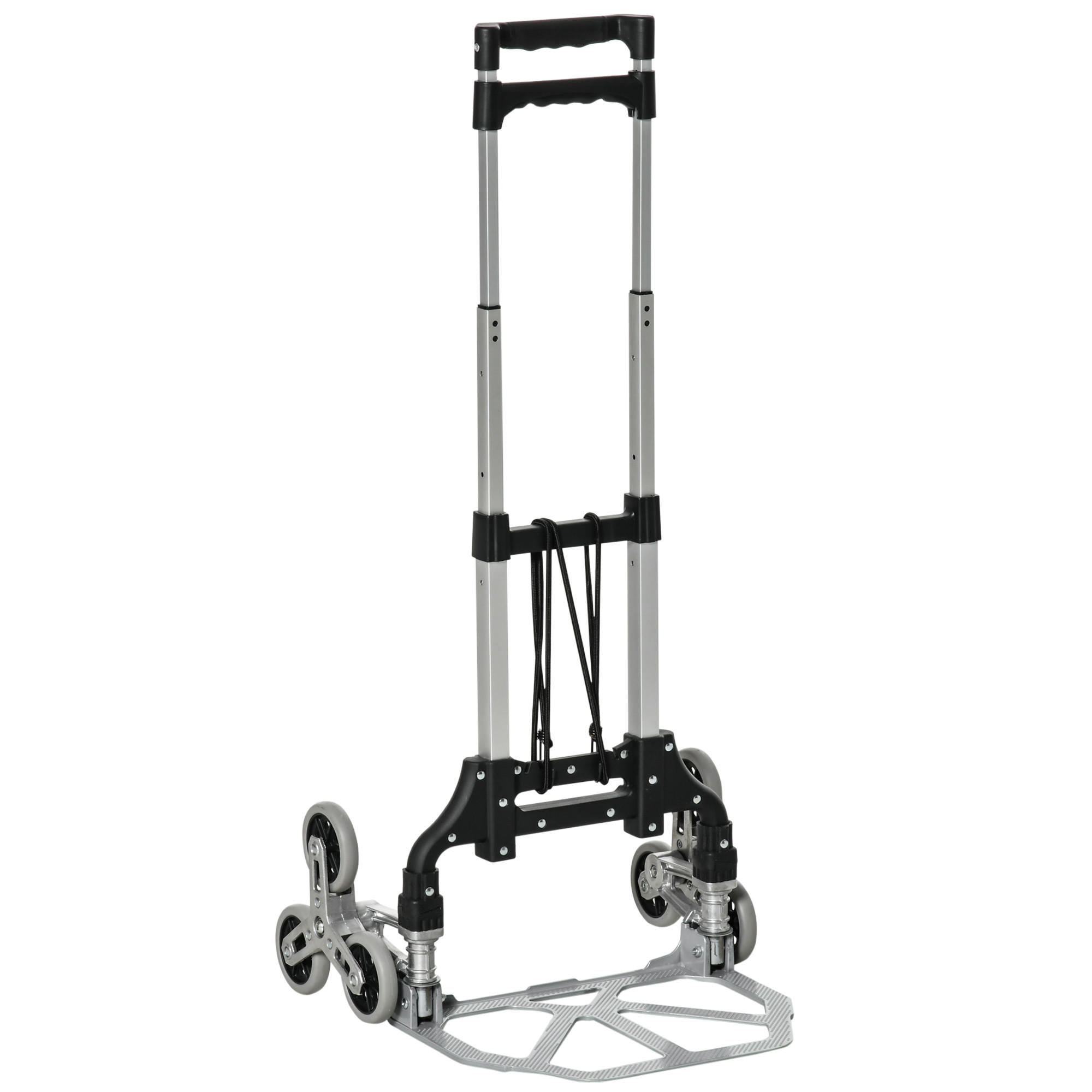 KLAPPBARER Treppensteiger, Silber - Multicolor, Metall (47/100/47cm) - DURHAND