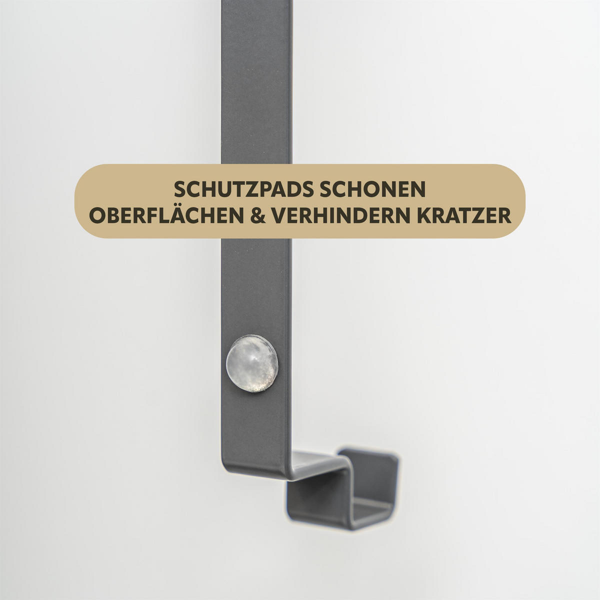 TÜR-HÄNGEREGAL, grau - Grau, Holz (65/86/17cm) - eluno