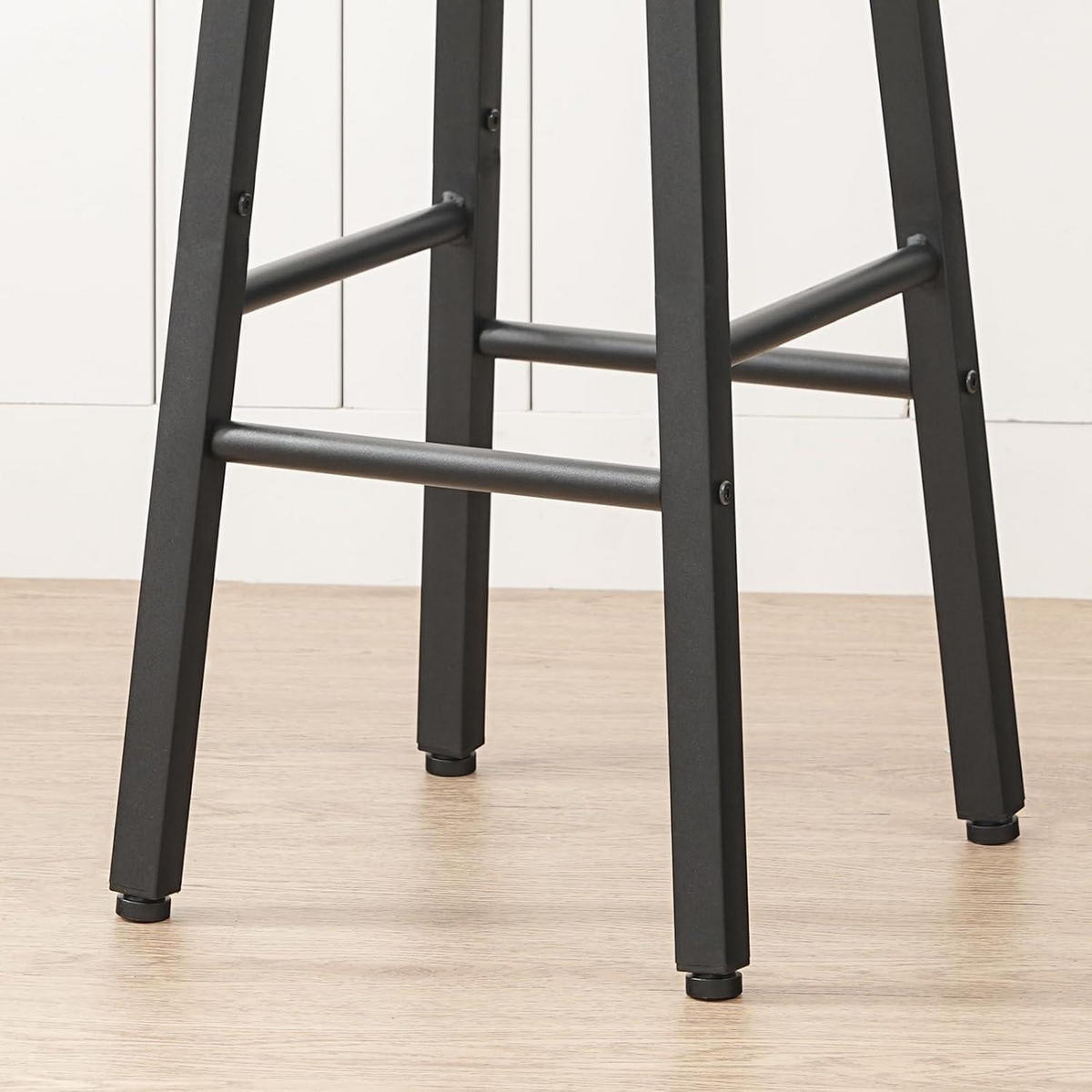 BARHOCKER 2er Set Schwarz 63 cm - Schwarz, Holzwerkstoff (32/63/32cm)