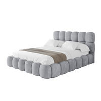 POLSTERBETT mit Bettkasten und Lattenrost, Bett mit Matratze H3/H4 - LEYA 120x200 Hellgrau - Hellgrau, Holzwerkstoff/Textil (120/200cm) - ALTDECOR