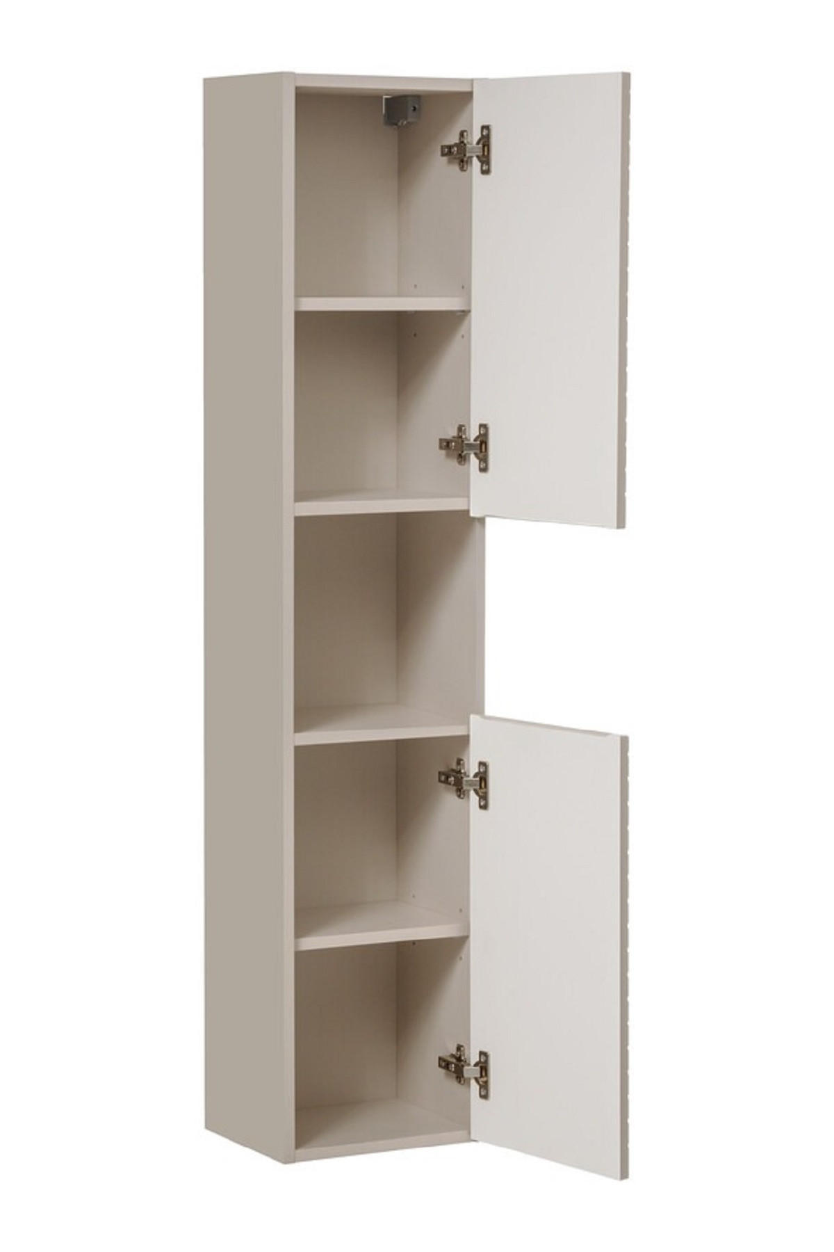 BADMÖBEL-SET 4Teile - Viva Cashmere V BM270 in Kaschmir Matt/Evoke Eiche - Kaschmir/Eiche Artisan, Holz (60/57/40cm)