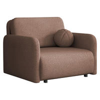 SCHLAFSOFA Viva Sun I - Schwarz/Braun, Holz/Textil (100/85/103cm) - MIRJAN24