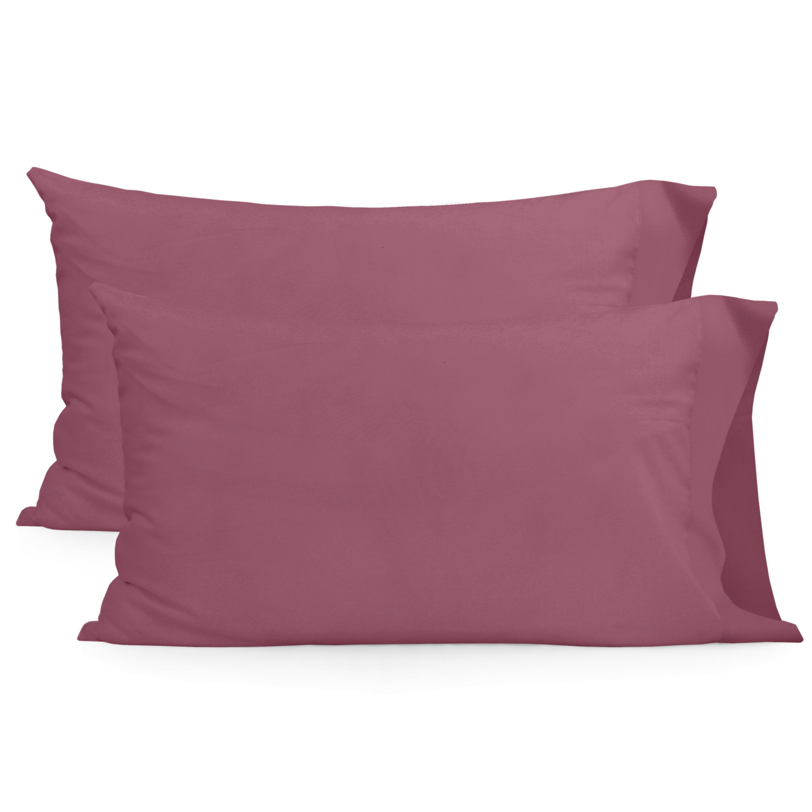 KISSENBEZUG basic 50x75 cm (x2) magenta - Magenta, Textil (50/75cm) - Happy Friday