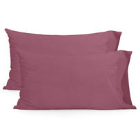 KISSENBEZUG Basic Magenta 50x75 cm (x2) - Magenta, Textil (50/75cm) - Happy Friday