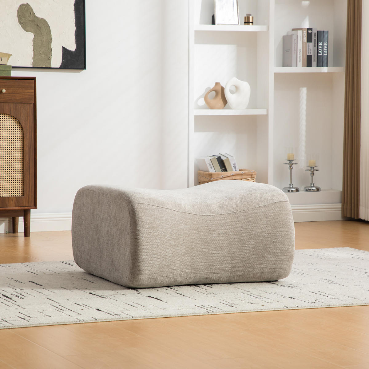 SOFA Chenille Grau - Grau, Textil (83/72.5/181cm) - WISHDOR