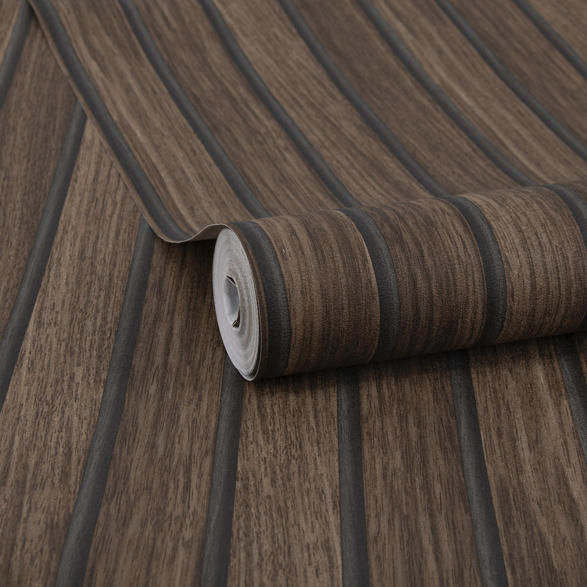 VLIESTAPETE - Wood Strokes Braun - Braun, Papier/Kunststoff (52/1000cm) - Easy Decor